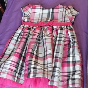 Baby Girl Carter's Gray/Pink Plaid Dress